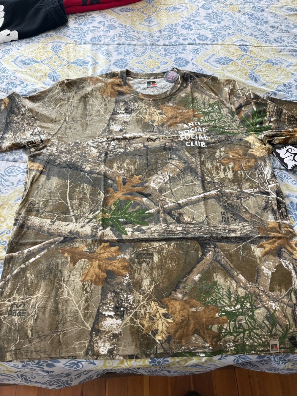Anti Social Social Club Men's Camouflage Short-Sleeve Tee - Brown Camo